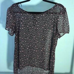 Cheetah print top 💙